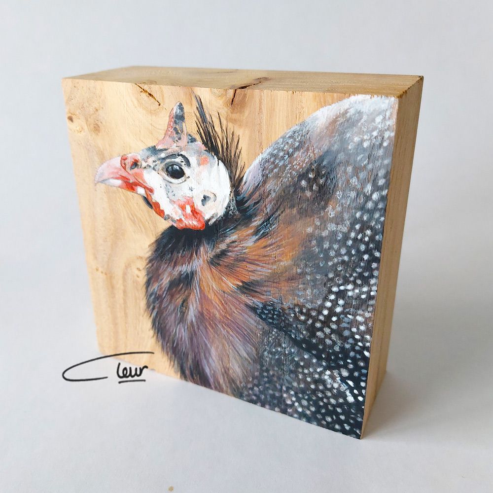 vogelhoutje Parelhoen