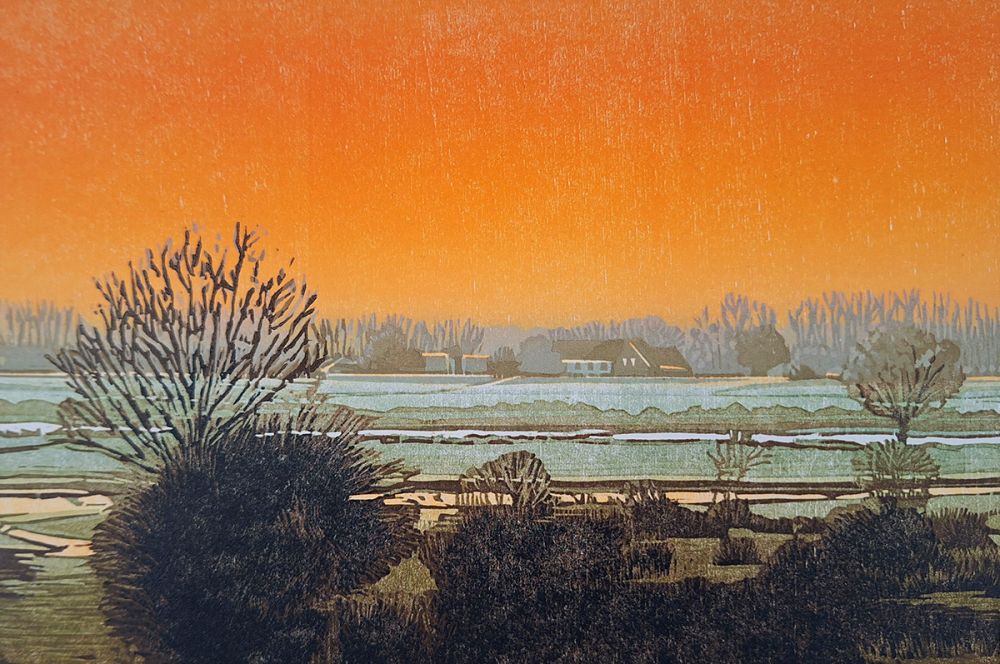 november-houtsnede